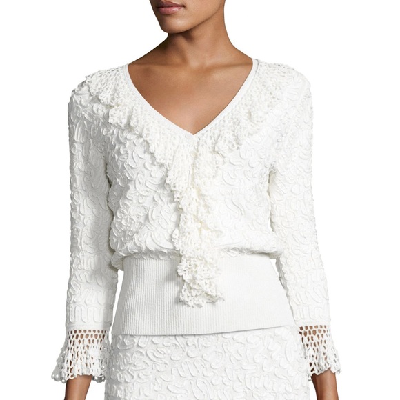 Michael Kors Collection Tops - Michael Kors Collection Soutache Top Crochet Med Michael Kors Collection Tops - Michael Kors Collection Soutache Top Crochet Med